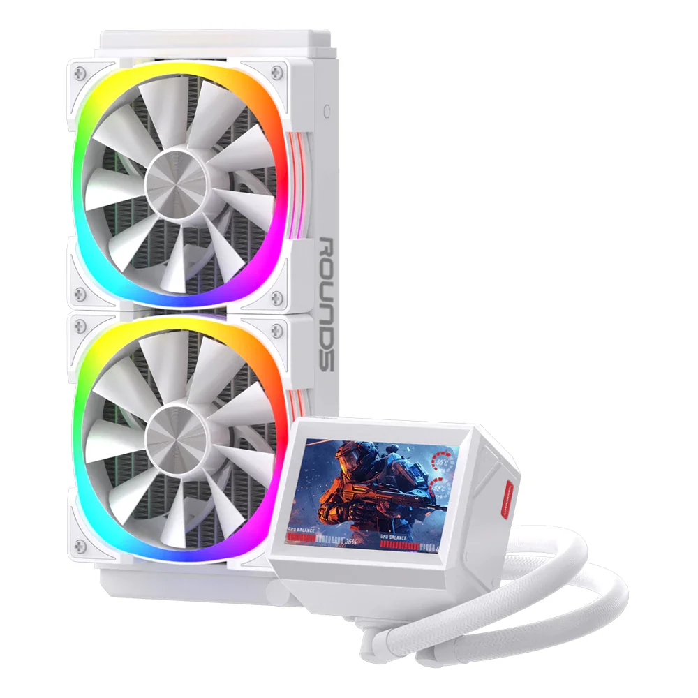 Imagem 3 de 5 do produto Water Cooler Round5 Notus White ARGB 240mm - 7503
