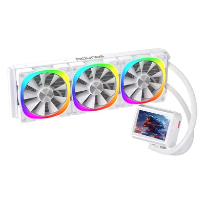Water Cooler Round5 Notus White ARGB 360mm - 7501