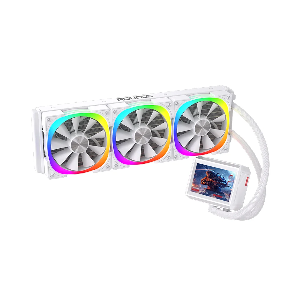 Imagem 4 de 5 do produto Water Cooler Round5 Notus White ARGB 360mm - 7501