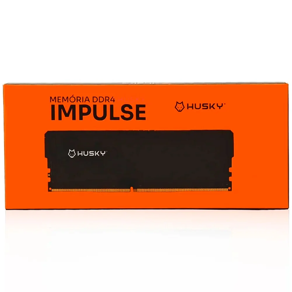 Imagem 2 de 3 do produto Memória Husky Impulse Ddr4 16gb, 3200mhz, Cl22, Udimm, Preto - Hrm001163222pt