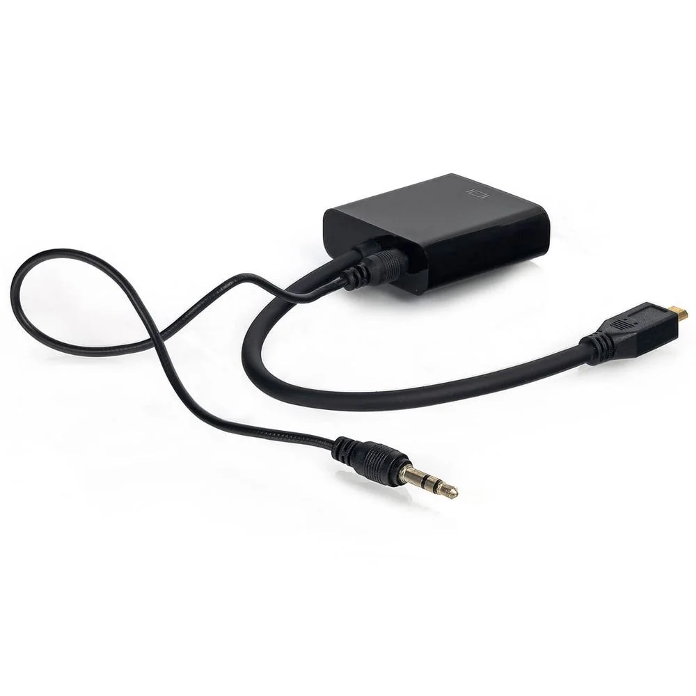 Imagem 4 de 4 do produto Cabo Adaptador Micro HDMI Para Vga - Cirilo Cabos