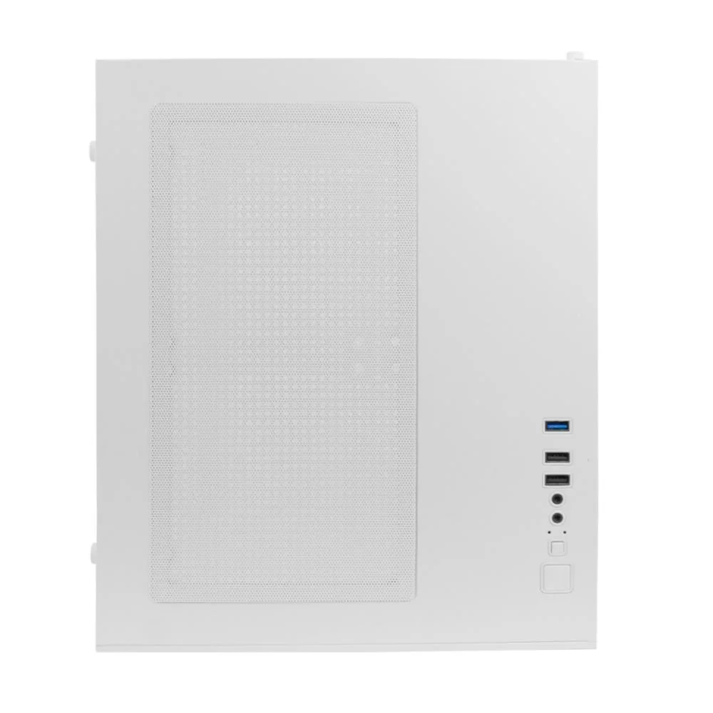 Gabinete PC Gamer Branco Com Lateral De Vidro Temperado, Suporte Water Cooler 240mm E Usb 3.0 Para Alta Performance