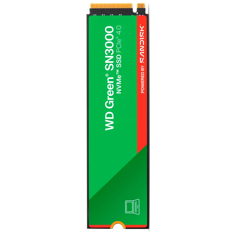 Imagem 3 de 3 do produto SSD 500gb M.2 2280 Nvme PCie Gen 4.0 Sandisk Sn3000, Leitura/gravação 5000/4100mb/s, Wds500g4g0e