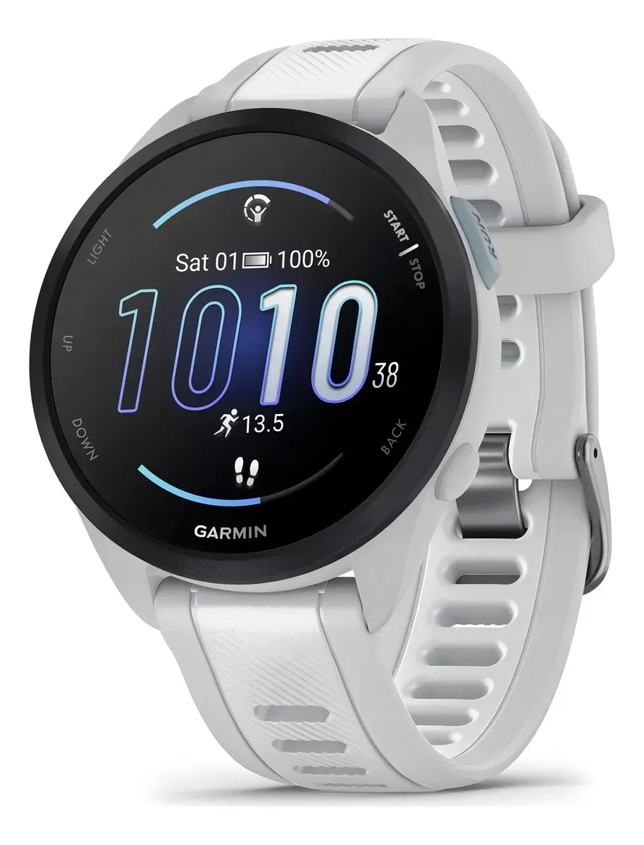 Relógio Smartwatch Garmin Forerunner 165 AmoLED Branco