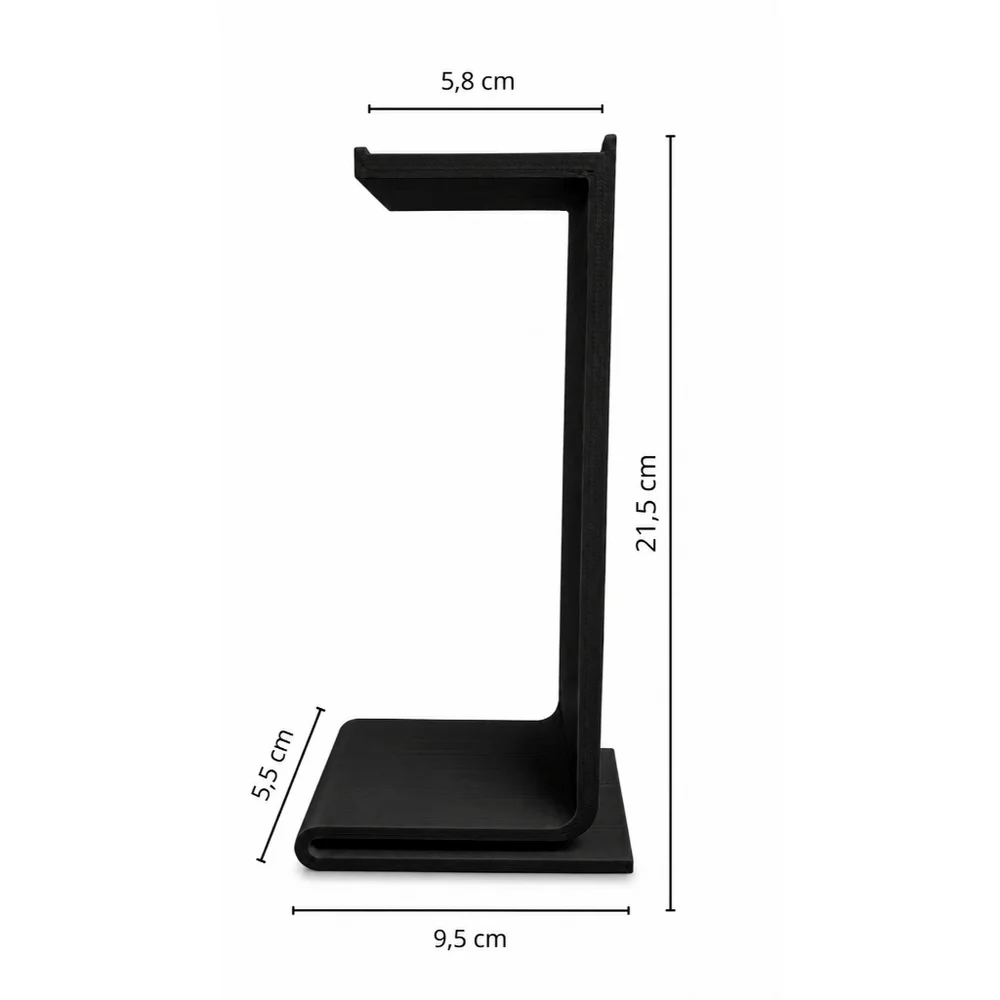 Imagem 3 de 5 do produto Suporte de fone de ouvido escritório mesa