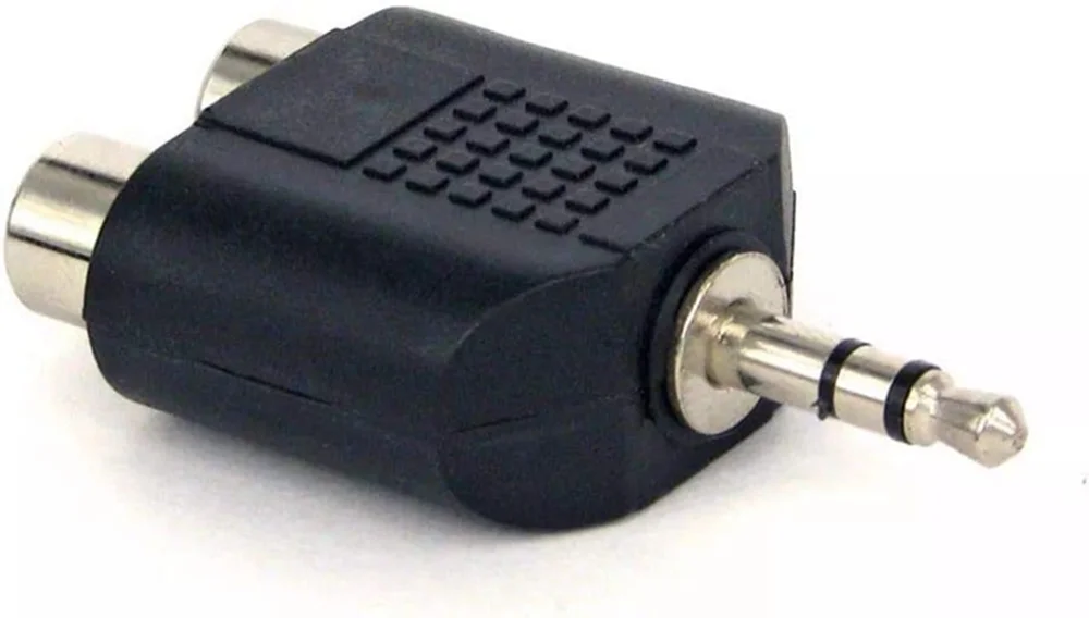 Imagem 5 de 5 do produto - Adaptador P2 Para 2 Rca - Kit Com 2 Peças Áudio Som