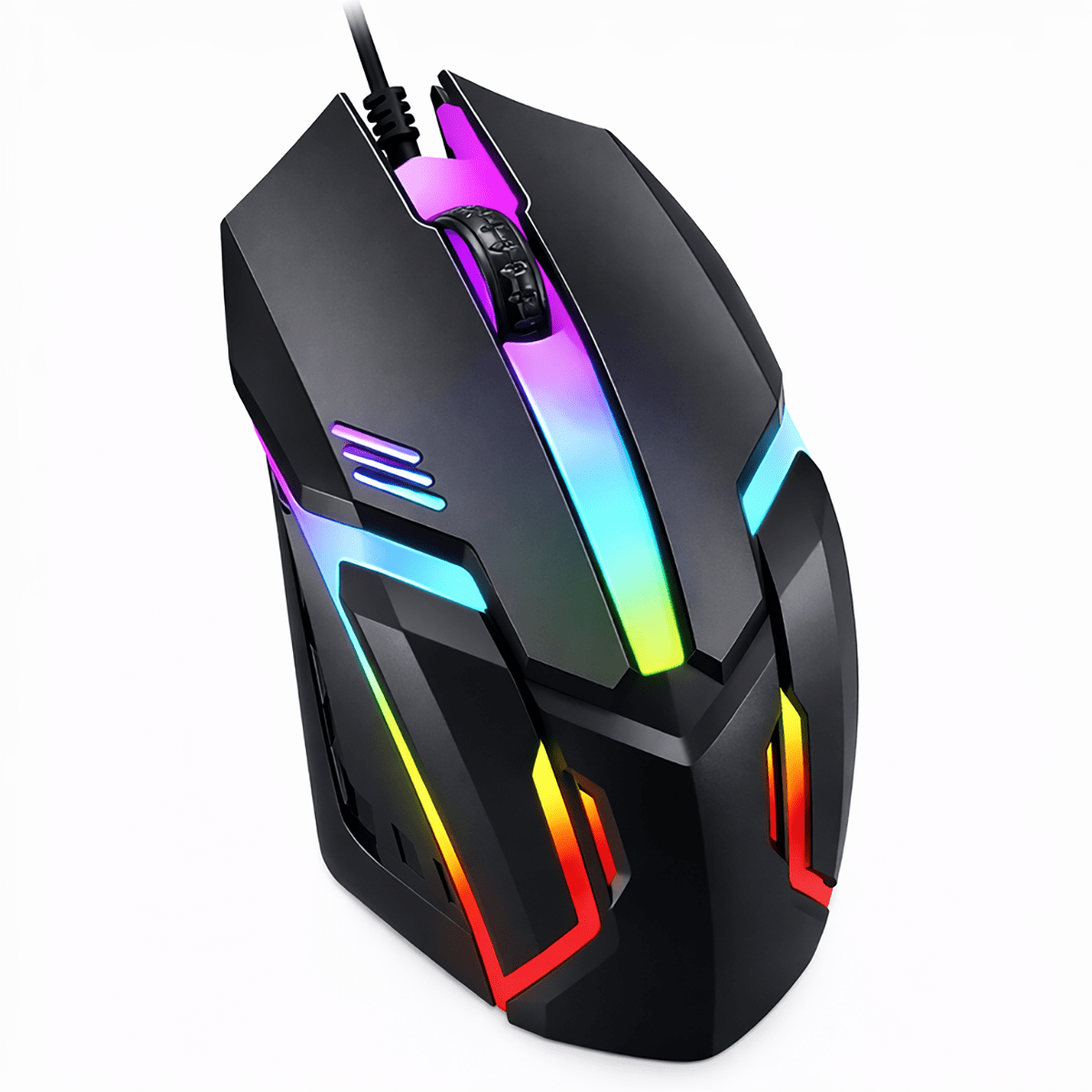 Mouse Gamer Usb LED RGB 1000dpi B-max Para Jogos PC Notebook