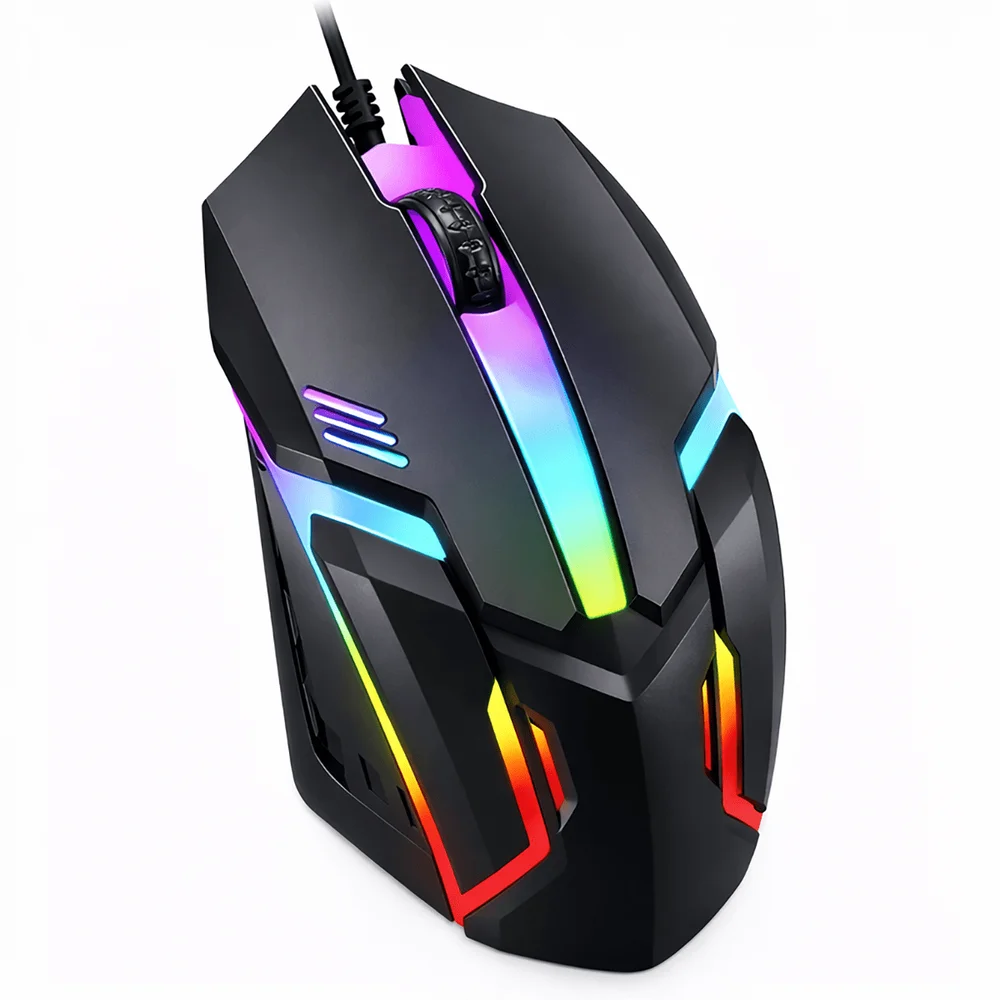 Mouse Gamer Usb LED RGB 1000dpi B-max Para Jogos PC Notebook Mouse Gamer Usb LED RGB 1000dpi B-max Para Jogos PC Notebook