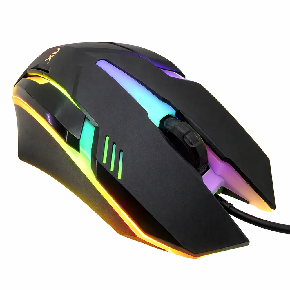 Mouse Gamer Usb LED RGB 1000dpi B-max Para Jogos PC Notebook Mouse Gamer Usb LED RGB 1000dpi B-max Para Jogos PC Notebook