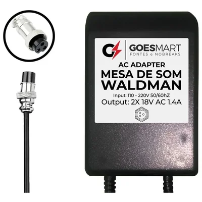 Fonte Carregador Mesa Waldman Slim 1204fx Compativel 12.2fx