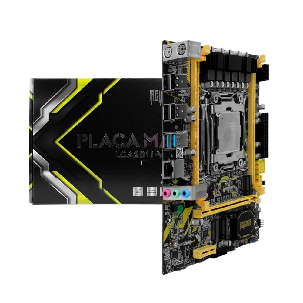 Placa-mãe Micro-atx X99 LGA  2011-v3, Processador Intel Xeon E5, Ddr4 2666mhz, Nvme M.2, Desempenho 4