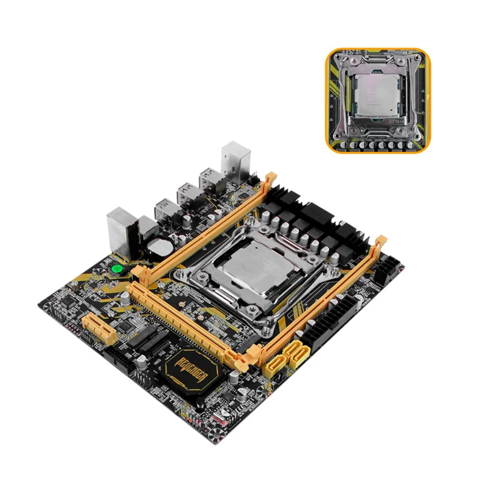 Placa-mãe Micro-atx X99 LGA  2011-v3, Processador Intel Xeon E5, Ddr4 2666mhz, Nvme M.2, Desempenho 8