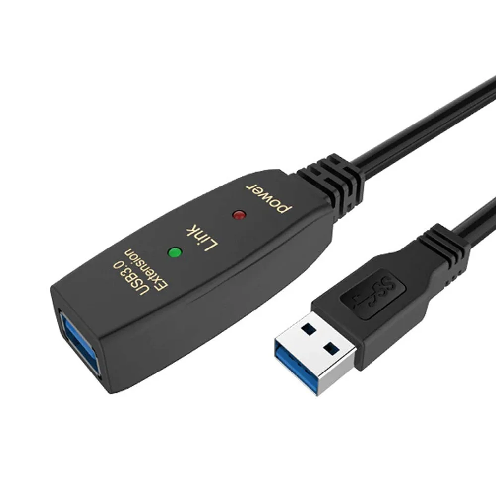 Imagem 2 de 5 do produto Cabo Extensão Usb 3.0 Am X Af Amplificado De 30 Metros