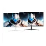 Monitor Gamer Bluecase 23.8" Curvo Bm24fh1gc  Trace: Imersao Full Hd E 75hz - Branco