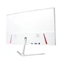 Monitor Gamer Bluecase 23.8" Curvo Bm24fh1gc  Trace: Imersao Full Hd E 75hz - Branco
