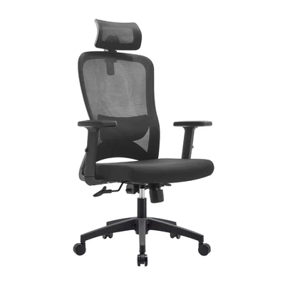 Cadeira Office Mesh Ergonômica Reclinável Com Ajuste Lombar