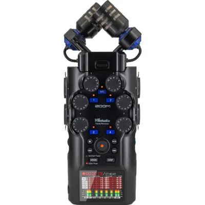 Gravador Zoom H6studio Portátil Flutuante De 32 Bits