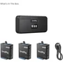 Carregador Smallrig Para 3 Baterias Gopro Hero12/11/10/9 (4565)