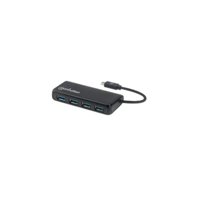 Manhattan 164924 Adaptador Usb-c Com 4 Portas Usb 3.2 Gen 1