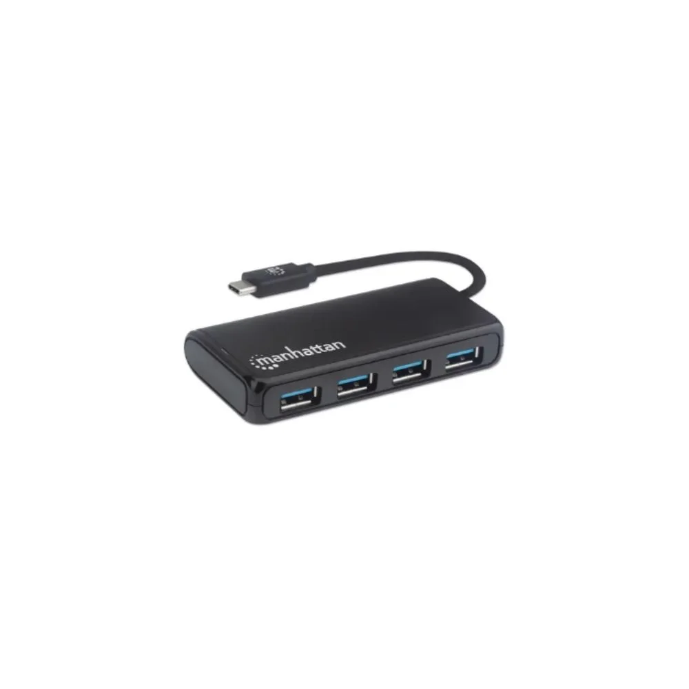 Imagem 3 de 4 do produto Manhattan 164924 Adaptador Usb-c Com 4 Portas Usb 3.2 Gen 1