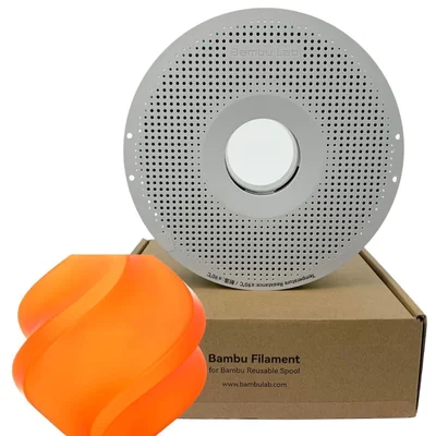 Filamento Bambu Lab Pla Translucido Laranja 1kg