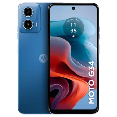 Usado -  Motorola G34 128 Gb Azul - Muito Bom