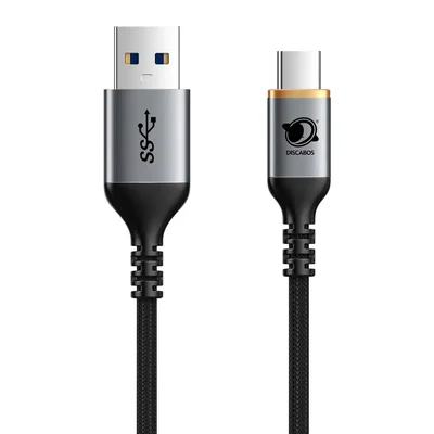 Cabo Usb-c Para Usb-a 2 Metros Preto Discabos