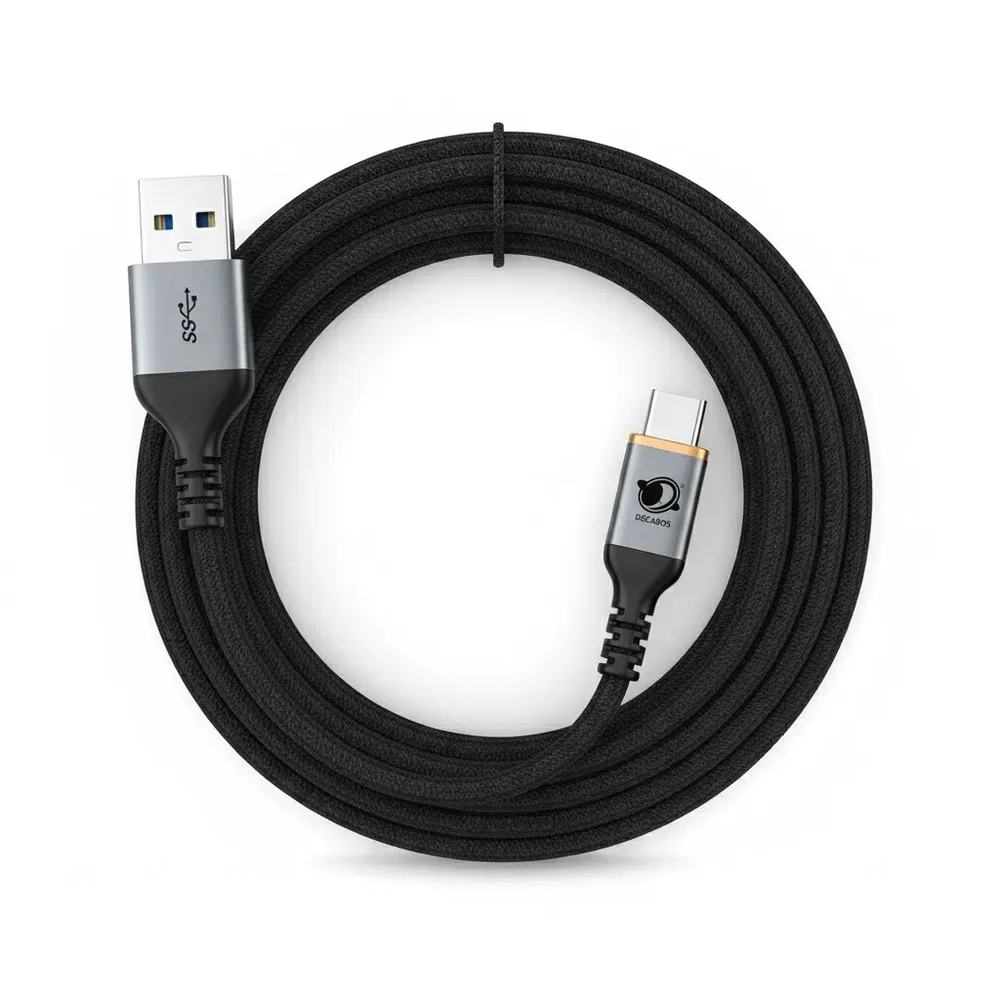 Imagem 2 de 3 do produto Cabo Usb-c Para Usb-a 2 Metros Preto Discabos