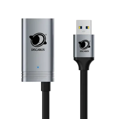 Cabo Extensor Usb 3.0 20 Metros Ativo Preto Discabos