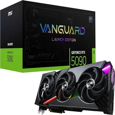グラフィックボード・グラボ・ビデオカード MSI GeForce RTX 5090 32G VANGUARD Placa-De-Video-RTX-5090-32gb-