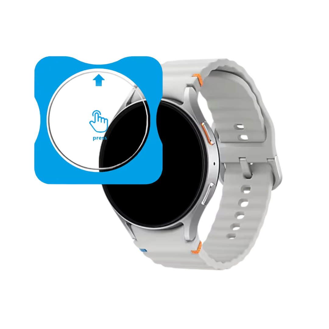 Película De Vidro Easy Apply Para Galaxy Watch 8 Tamanho:40mm