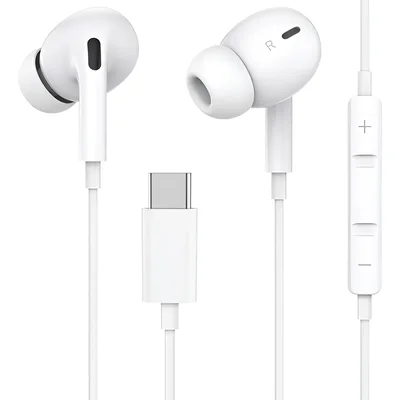 Fone De Ouvido Tipo C Usb-c Com Microfone