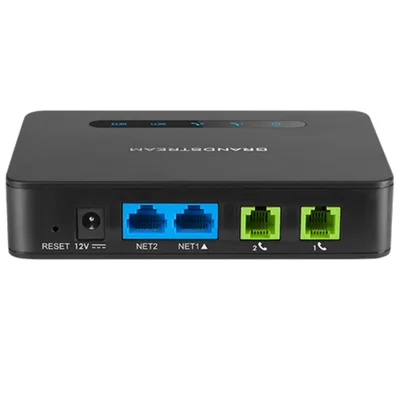 Ata Voip Com 2 Portas Fxs E 2 Portas De Rede Gigabit Ht812 V2 Grandstream