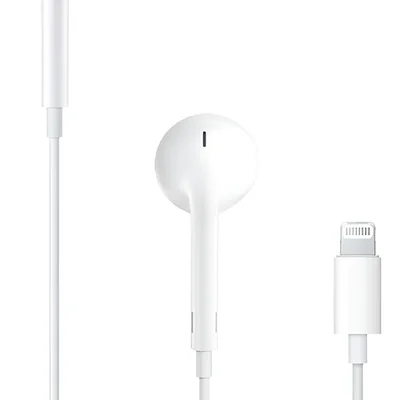 Fone De Ouvido Iphone Earpods Intra-auricular Com Conector Lightning Branco