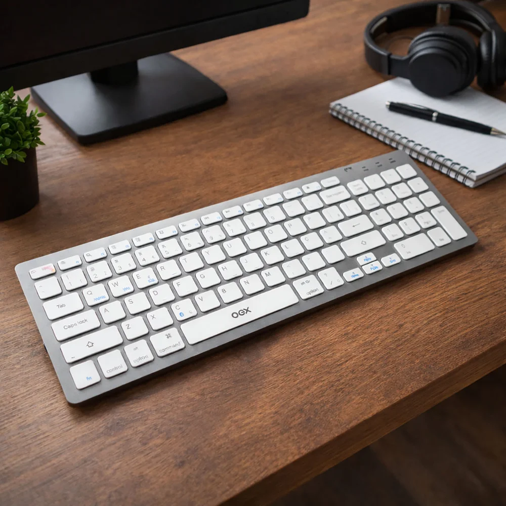 Imagem 3 de 5 do produto Teclado Bluetooth Prime Tc504 Branco Oex