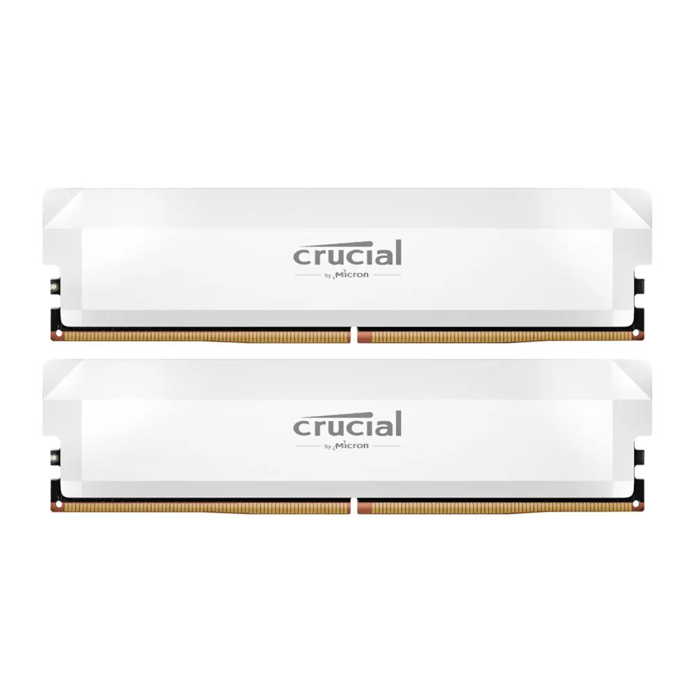 Crucial Pro DDR5-6400 32GB (16GBx2) ホワイト Crucial Pro DDR5-6400 CL38 32GB Kit (16GBx2) UDIMM: OC Gaming