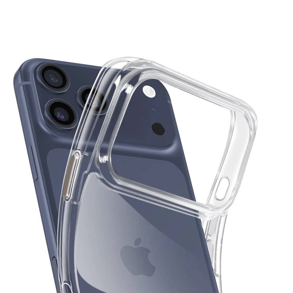 Imagem 5 de 5 do produto Capa Capinha Anti Impacto Tpu Para Iphone 17 Pro Max Transparente