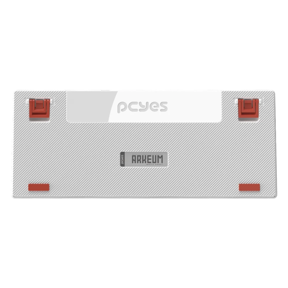 Imagem 2 de 5 do produto Teclado Mecanico 75% PCyes Arkeum - White Ghost - Switch Red - Akwg75rbr