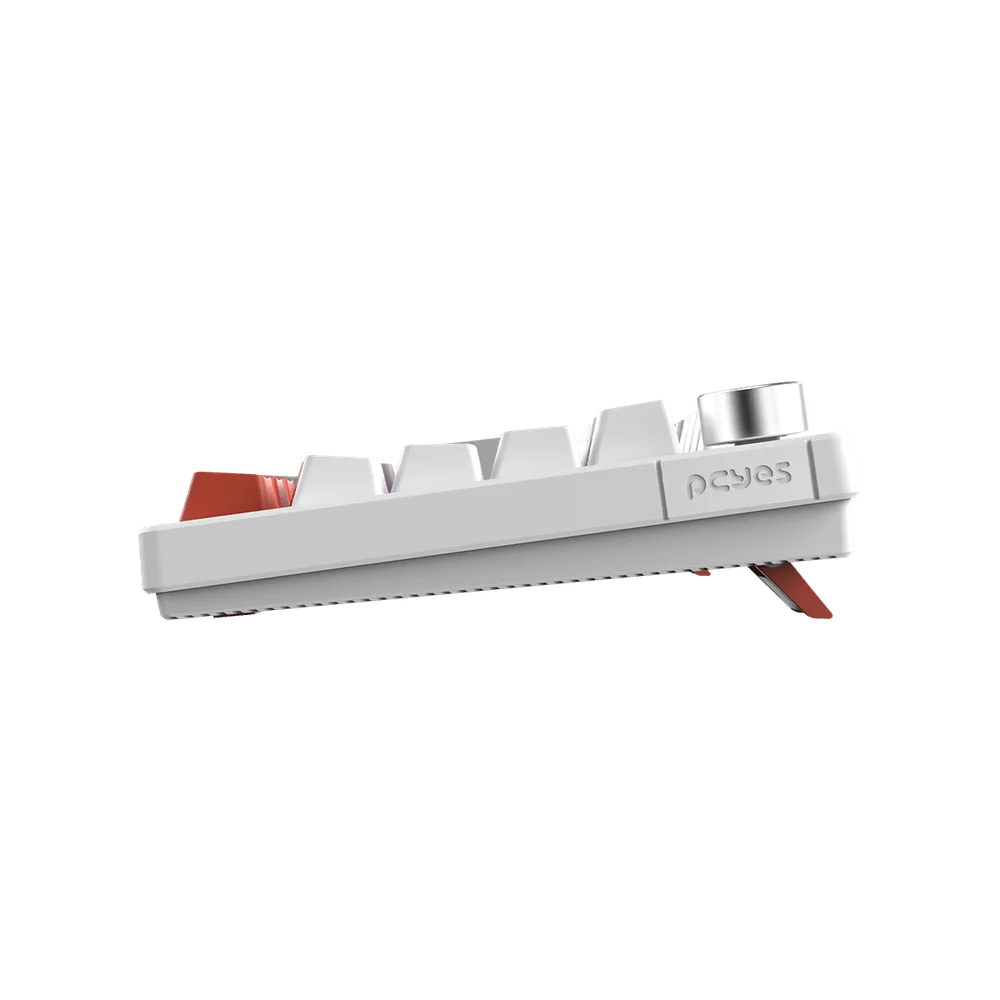 Imagem 4 de 5 do produto Teclado Mecanico 75% PCyes Arkeum - White Ghost - Switch Red - Akwg75rbr
