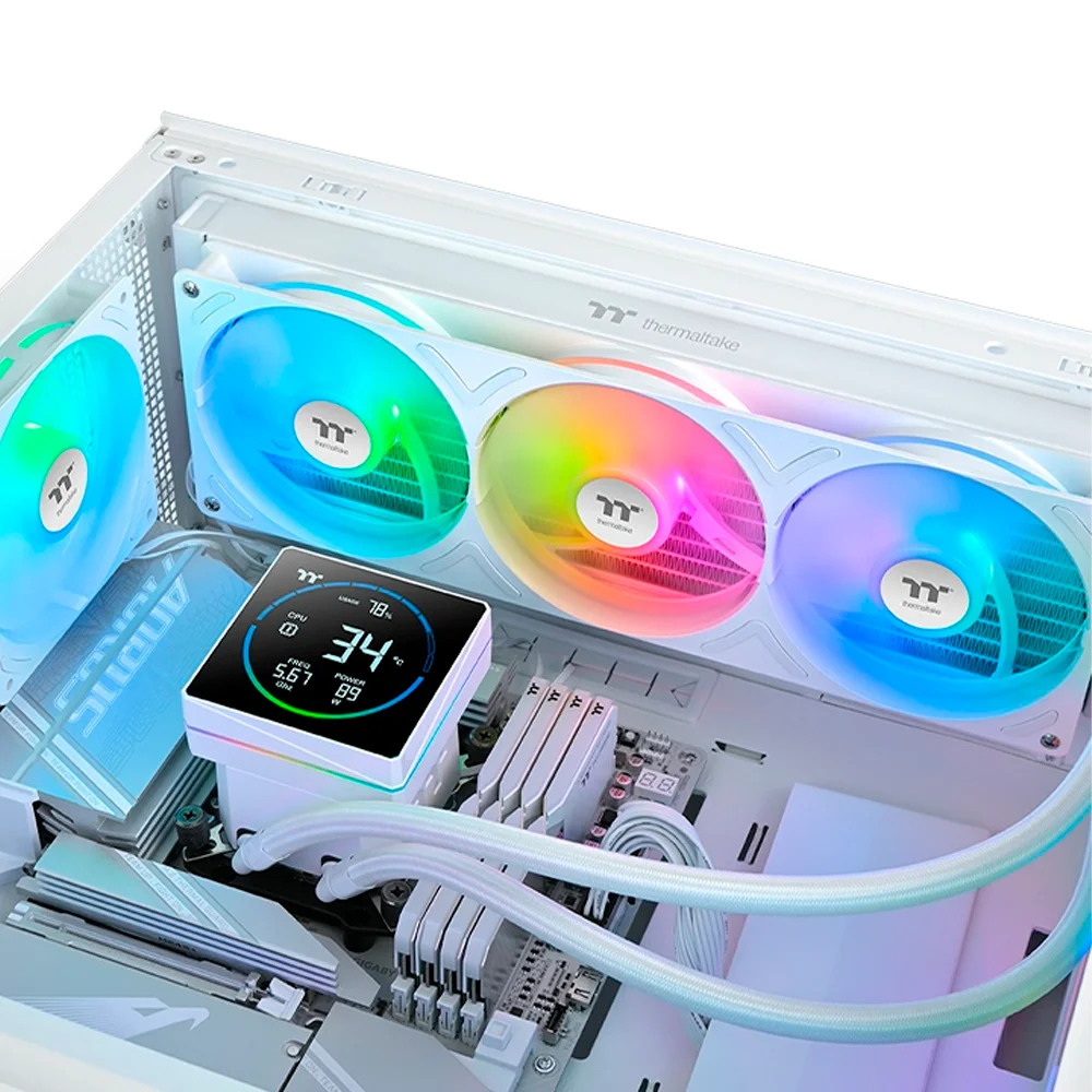Imagem 4 de 5 do produto Water Cooler Thermaltake Th360-s V3 ARGB Snow Edition Branco