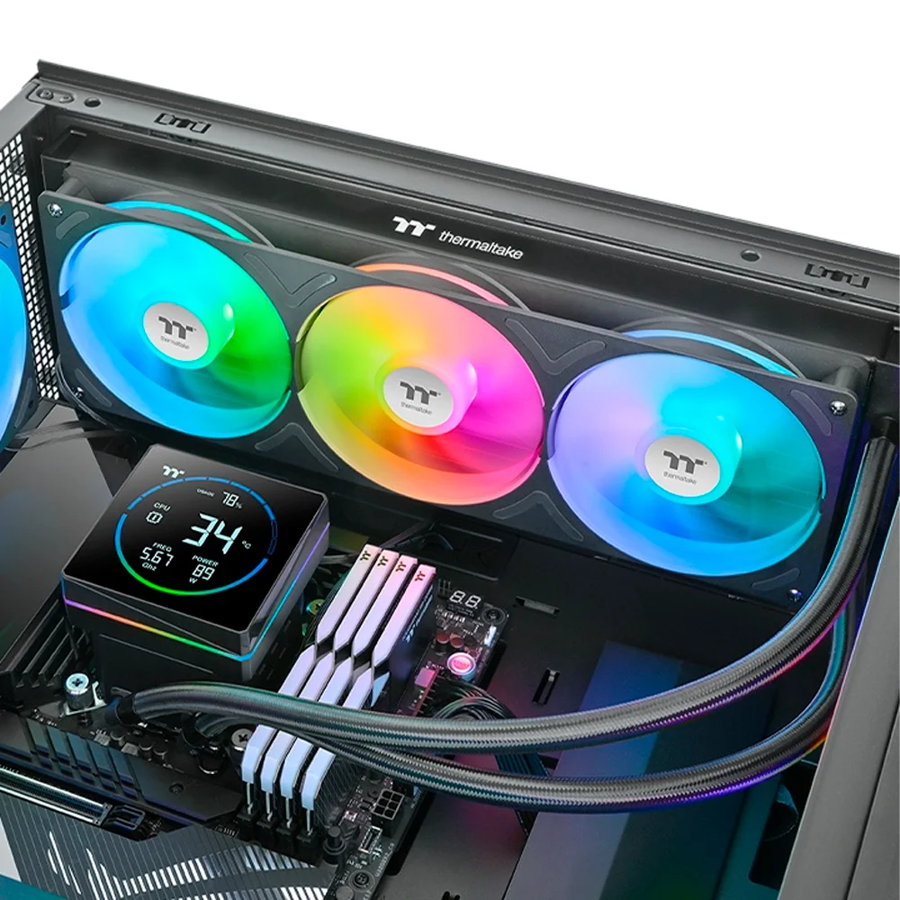 Water Cooler Thermaltake Th360-s V3 ARGB Black Edition Preto 6