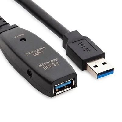 Cabo Extensão Usb 3.0 Am X Af Amplificado De 15 Metros