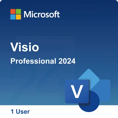 Microsoft Visio Professional 2024 Cartão Fisico Chave de Ativação
