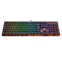 Teclado Optico Gamer Infernal Dragon Viserion RGB Dust-proof Switch Brown Redragon Id582 V2 Preto