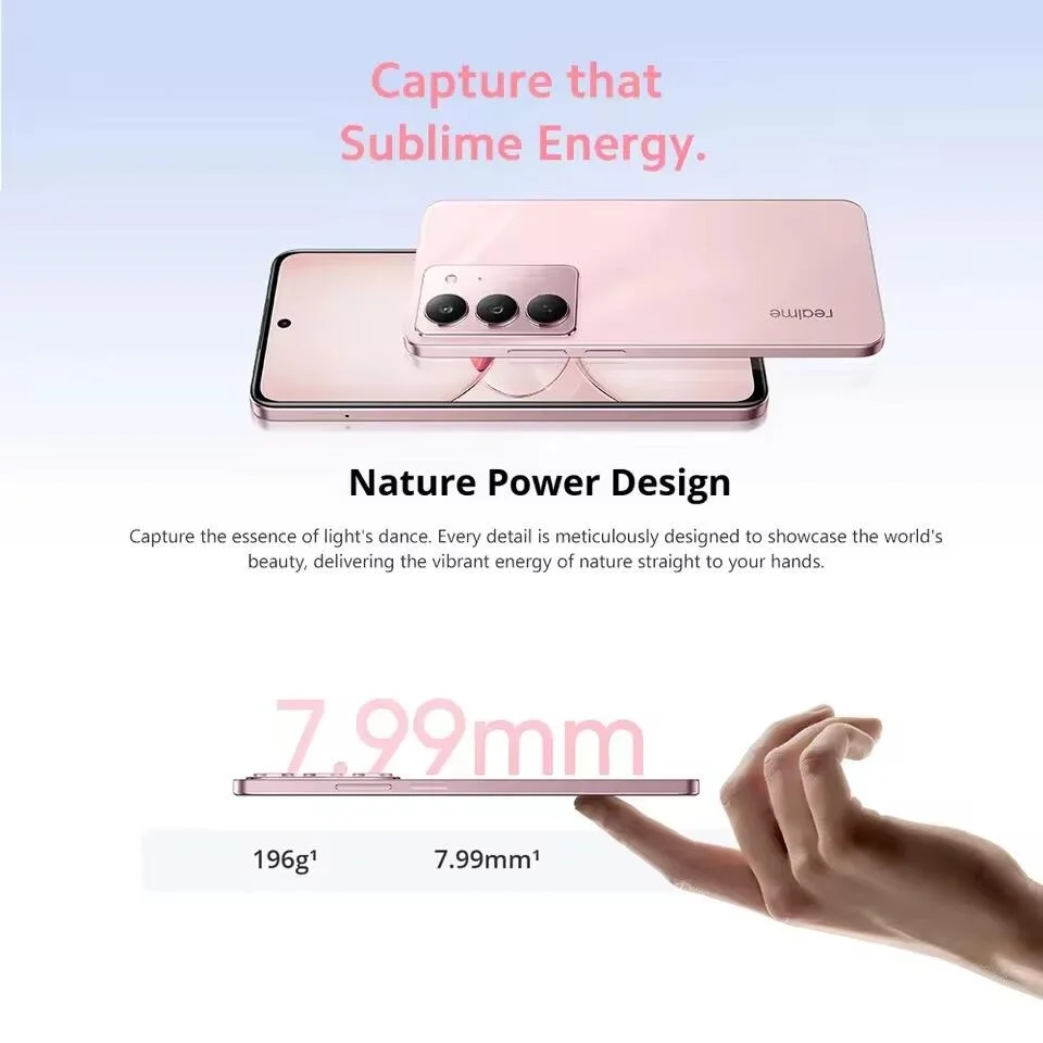 Imagem 3 de 5 do produto Smartphone Realme C75x 8/256gb Nfc Ip69 - Rosa