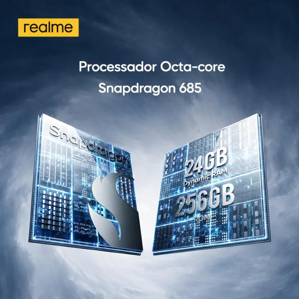 Imagem 2 de 5 do produto Celular Smartphone Realme C85 Pro 256gb 8GB Ram Dual Sim Bateria 7000mah Ip69 Pro - Lilas