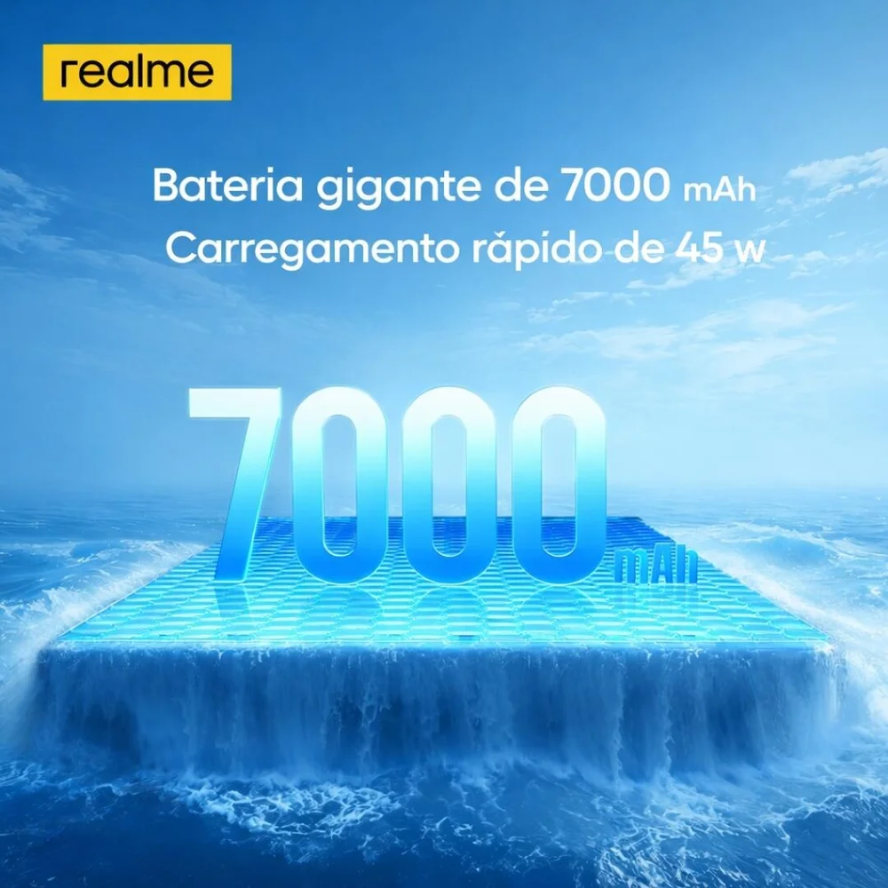 Imagem 4 de 5 do produto Celular Smartphone Realme C85 Pro 256gb 8GB Ram Dual Sim Bateria 7000mah Ip69 Pro - Lilas