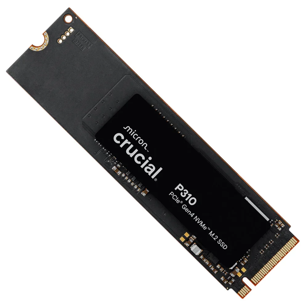 SSD 2TB Crucial P310, M.2 2280 PCie 3x4 Nvme 1.3, Leitura 1700mb S, Grav. 1000mb S - Ct2000p310ssd8
