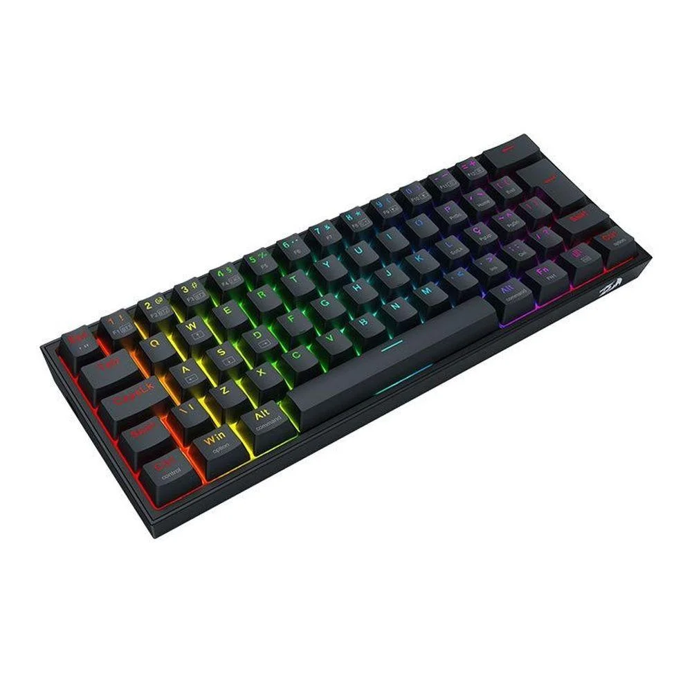 Imagem 2 de 5 do produto Teclado Mecânico Redragon Alcor, RGB, Abnt2, Switch Rpc Linear, Tri-mode, Preto