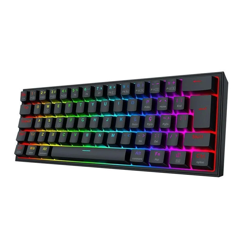 Imagem 5 de 5 do produto Teclado Mecânico Redragon Alcor, RGB, Abnt2, Switch Rpc Linear, Tri-mode, Preto